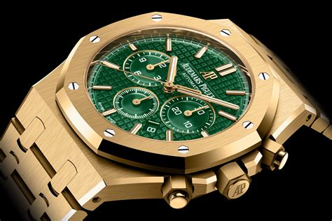 audemars piguet emerald green|Audemars Piguet royal oak green.